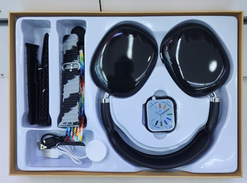 P9 Series 10 Smartwatch & Headphone Complete Bundle