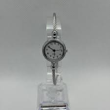 Luxury Fashion Silver Bangle Bracelet for Women Watches Stainless Steel Retro Ladies Quartz Wristwatches Small Clock Gift